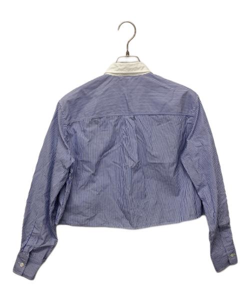 CABAN（キャバン）CABAN (キャバン) コットンタイプライター クロップドシャツ ブルー サイズ:FREEの古着・服飾アイテム