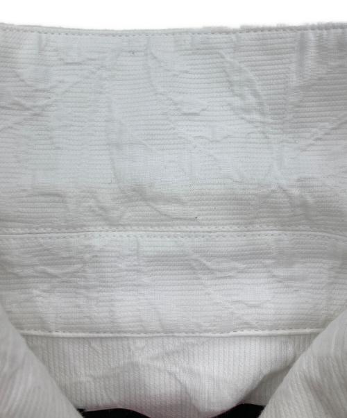 CABAN（キャバン）CABAN (キャバン) コットンジャカードオーバーサイズシャツ ホワイト サイズ:Lの古着・服飾アイテム