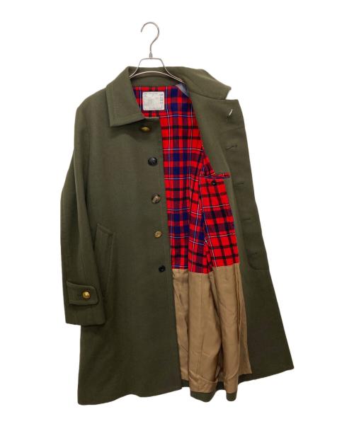 sacai（サカイ）sacai (サカイ) Aラインメルトンロングコート グリーン サイズ:SIZE 2の古着・服飾アイテム