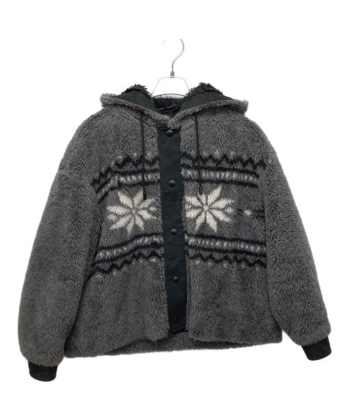 THE RERACS（ザ リラクス）THE RERACS (ザ リラクス) フリースジャケット グレー サイズ:38の古着・服飾アイテム