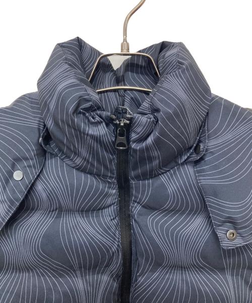 AIGLE（エーグル）AIGLE (エーグル) RIGDOWN /総柄中綿ジャケット ネイビー サイズ:38の古着・服飾アイテム