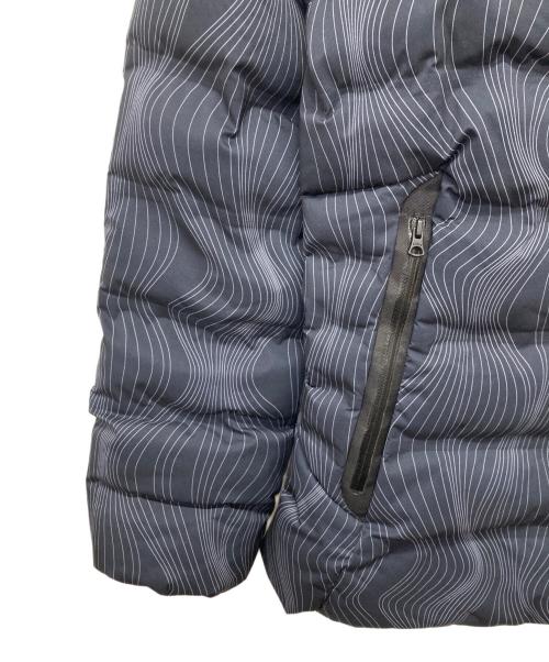 AIGLE（エーグル）AIGLE (エーグル) RIGDOWN /総柄中綿ジャケット ネイビー サイズ:38の古着・服飾アイテム