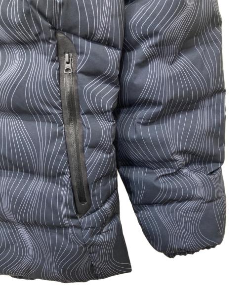 AIGLE（エーグル）AIGLE (エーグル) RIGDOWN /総柄中綿ジャケット ネイビー サイズ:38の古着・服飾アイテム