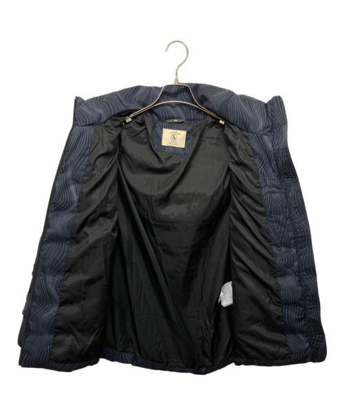 AIGLE（エーグル）AIGLE (エーグル) RIGDOWN /総柄中綿ジャケット ネイビー サイズ:38の古着・服飾アイテム