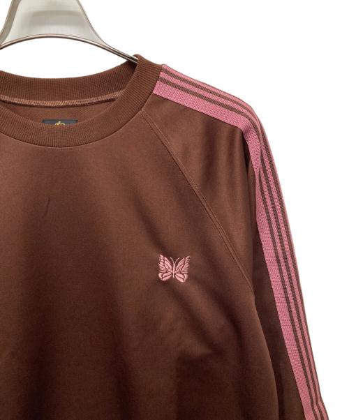 Needles（ニードルズ）Needles (ニードルズ) Track Crew Neck Shirt ブラウン サイズ:Ｍの古着・服飾アイテム