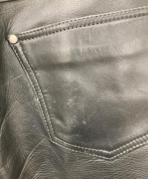 HARLEY-DAVIDSON（ハーレーダビッドソン）HARLEY-DAVIDSON (ハーレーダビッドソン) レザーパンツ ブラック サイズ:29の古着・服飾アイテム