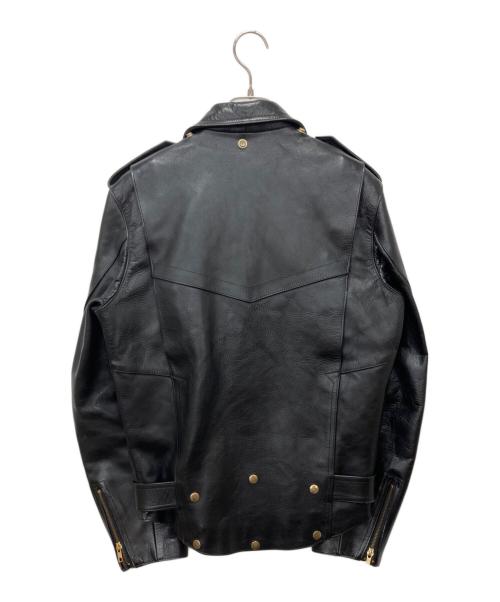 PHENOMENON（フェノメノン）PHENOMENON (フェノメノン) レザーダブルライダースジャケット ブラック サイズ:Mの古着・服飾アイテム
