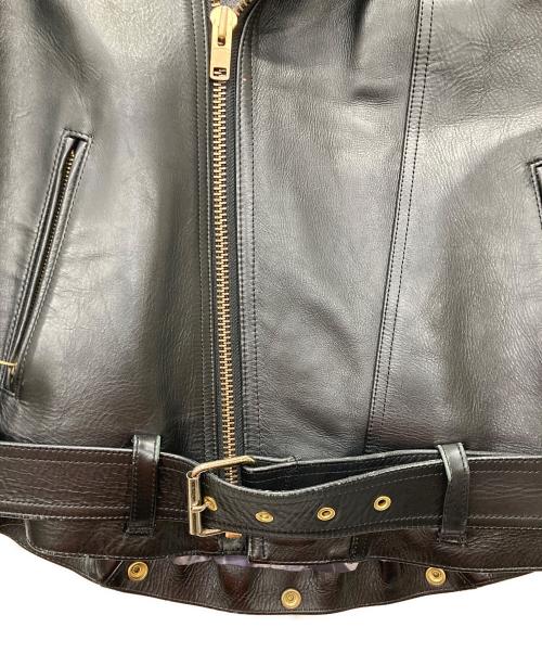 PHENOMENON（フェノメノン）PHENOMENON (フェノメノン) レザーダブルライダースジャケット ブラック サイズ:Mの古着・服飾アイテム