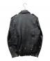 PHENOMENON (フェノメノン) レザーダブルライダースジャケット ブラック サイズ:M：38000円