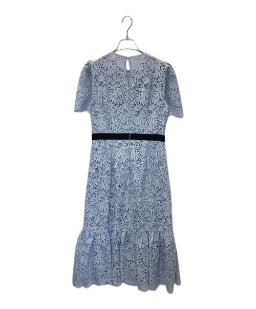 CELFORD（セルフォード）CELFORD (セルフォード) リーフレースワンピース サックスブルー サイズ:36の古着・服飾アイテム