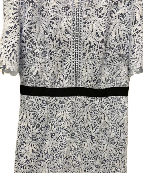 CELFORD（セルフォード）CELFORD (セルフォード) リーフレースワンピース サックスブルー サイズ:36の古着・服飾アイテム