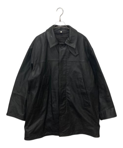 CCU（シーシーユー）CCU (シーシーユー) MAC LEATHER COAT ブラック サイズ:SIZE 1の古着・服飾アイテム