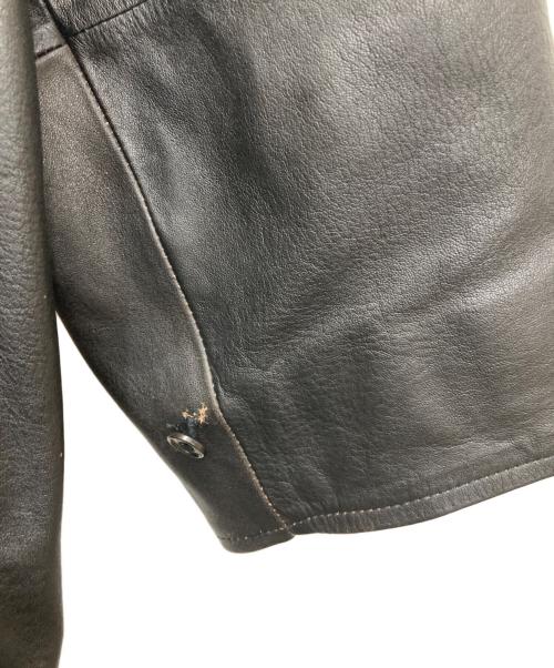 CCU（シーシーユー）CCU (シーシーユー) MAC LEATHER COAT ブラック サイズ:SIZE 1の古着・服飾アイテム