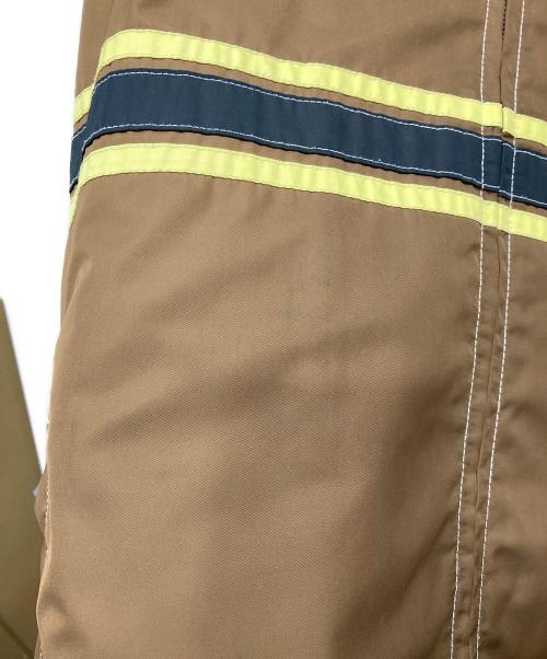 stussy（ステューシー）stussy (ステューシー) Stripe Zip ブラウン サイズ:Lの古着・服飾アイテム