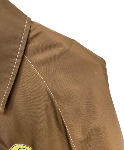 stussy（ステューシー）stussy (ステューシー) Stripe Zip ブラウン サイズ:Lの古着・服飾アイテム