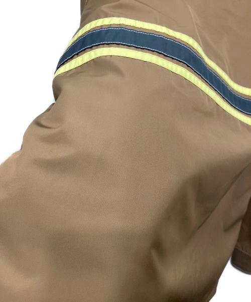 stussy（ステューシー）stussy (ステューシー) Stripe Zip ブラウン サイズ:Lの古着・服飾アイテム