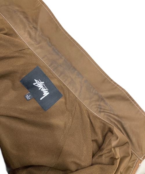 stussy（ステューシー）stussy (ステューシー) Stripe Zip ブラウン サイズ:Lの古着・服飾アイテム