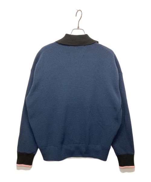 LOGAN（ローガン）LOGAN (ローガン) 別注ニットカーディガン ネイビー サイズ:FREEの古着・服飾アイテム