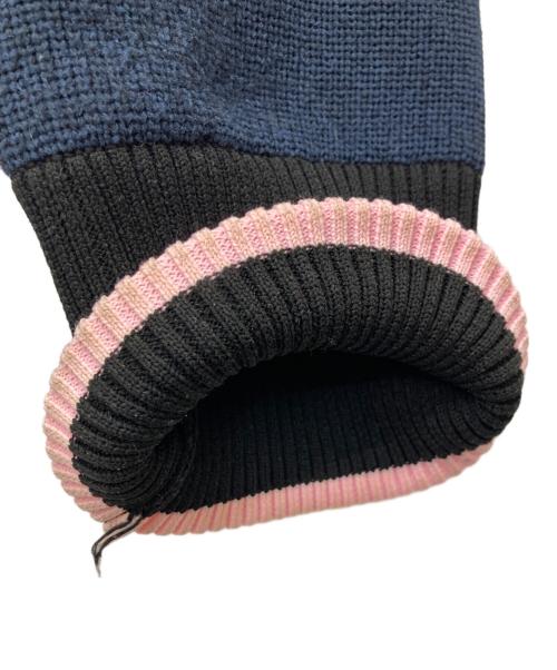 LOGAN（ローガン）LOGAN (ローガン) 別注ニットカーディガン ネイビー サイズ:FREEの古着・服飾アイテム