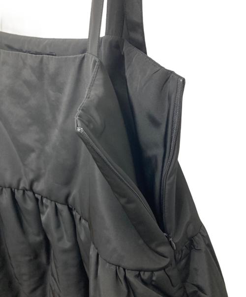 eunoia（ユノイア）eunoia (ユノイア) ribbon padding vest ブラック サイズ:表記なしの古着・服飾アイテム