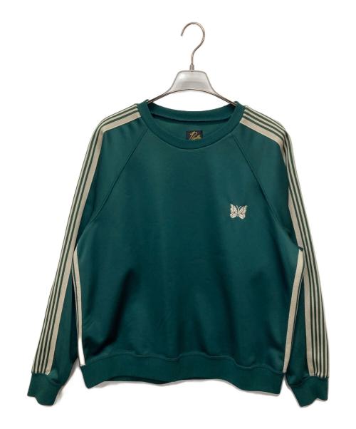 Needles（ニードルズ）Needles (ニードルズ) TRACK CREW NECK SHIRT グリーン サイズ:Mの古着・服飾アイテム