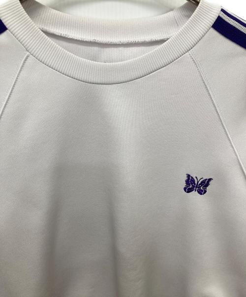 Needles（ニードルズ）Needles (ニードルズ) TRACK CREW NECK SHIRT グレー サイズ:Mの古着・服飾アイテム