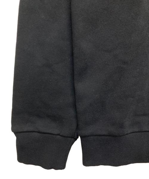 GIVENCHY（ジバンシィ）GIVENCHY (ジバンシィ) Embroidered Striped Loopback/ロゴ刺繍スウェット ブラック サイズ:Sの古着・服飾アイテム