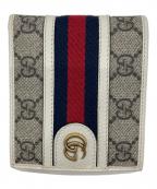 GUCCIグッチ）の古着「OPHIDIA/2つ折り財布」｜ベージュ
