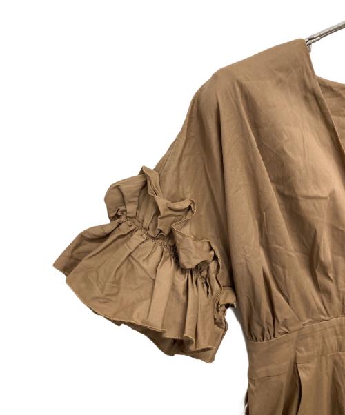 Sov.（ソブ）Sov. (ソブ) カシュクールワンピース ベージュ サイズ:36の古着・服飾アイテム