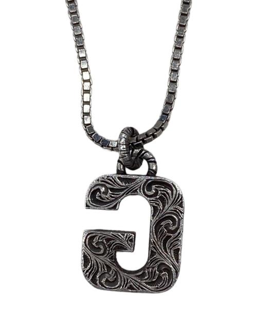 GUCCI（グッチ）GUCCI (グッチ) アラベスク/イニシャルネックレス シルバーの古着・服飾アイテム