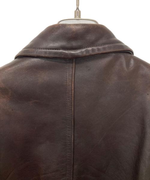 BANANA REPUBLIC（バナナリパブリック）BANANA REPUBLIC (バナナリパブリック) レザージャケット ブラウン サイズ:40の古着・服飾アイテム