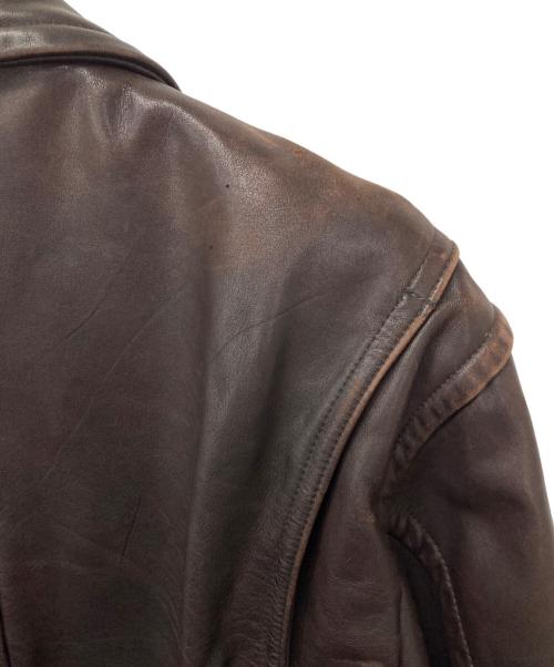 BANANA REPUBLIC（バナナリパブリック）BANANA REPUBLIC (バナナリパブリック) レザージャケット ブラウン サイズ:40の古着・服飾アイテム