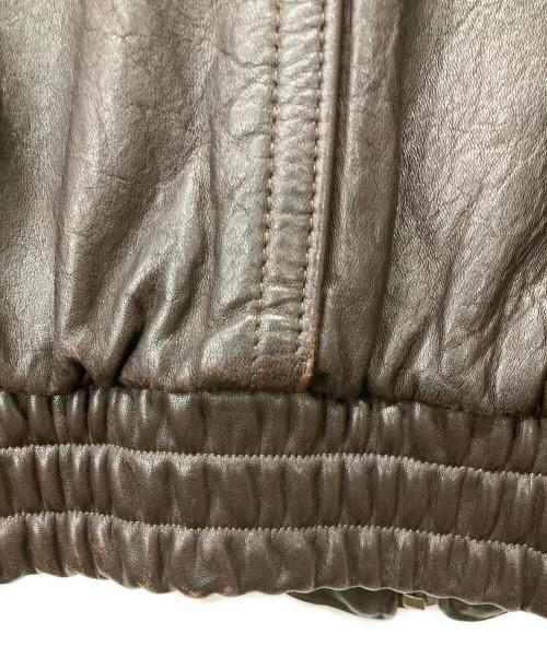 BANANA REPUBLIC（バナナリパブリック）BANANA REPUBLIC (バナナリパブリック) レザージャケット ブラウン サイズ:40の古着・服飾アイテム