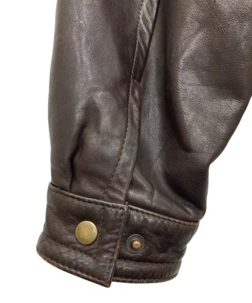 BANANA REPUBLIC（バナナリパブリック）BANANA REPUBLIC (バナナリパブリック) レザージャケット ブラウン サイズ:40の古着・服飾アイテム