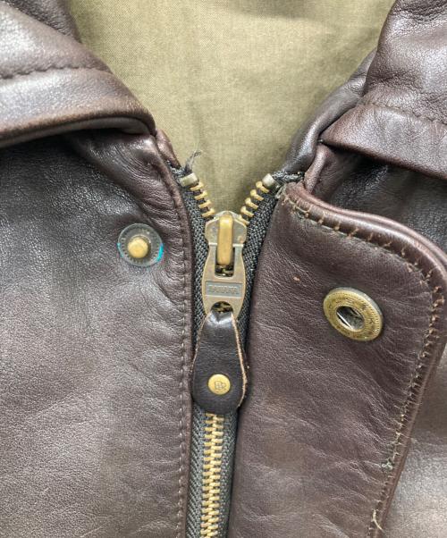 BANANA REPUBLIC（バナナリパブリック）BANANA REPUBLIC (バナナリパブリック) レザージャケット ブラウン サイズ:40の古着・服飾アイテム