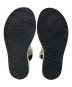 中古・古着 Mame Kurogouchi (マメクロゴウチ) Curved Line Ankle Strap Sandals ホワイト サイズ:22.5：9000円