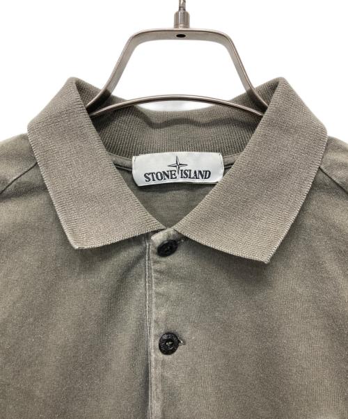 STONE ISLAND（ストーンアイランド）STONE ISLAND (ストーンアイランド) ポロシャツ カーキ サイズ:Mの古着・服飾アイテム