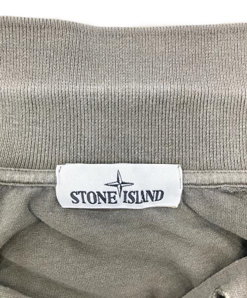 STONE ISLAND（ストーンアイランド）STONE ISLAND (ストーンアイランド) ポロシャツ カーキ サイズ:Mの古着・服飾アイテム