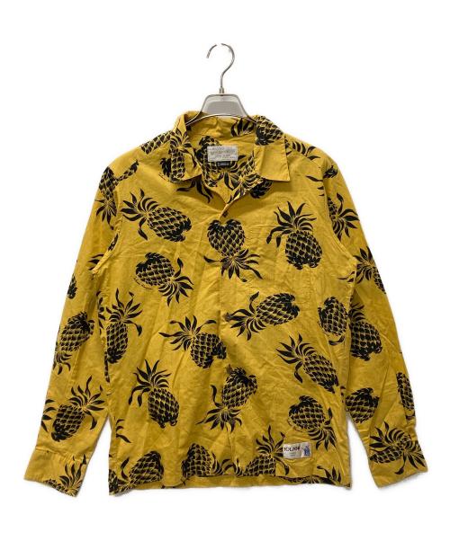 NEIGHBORHOOD（ネイバーフッド）NEIGHBORHOOD (ネイバーフッド) IOLANI (イオラニ) パイナップル柄アロハシャツ イエロー サイズ:Lの古着・服飾アイテム