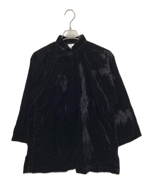 COMME des GARCONS COMME des GARCONS（コムデギャルソン コムデギャルソン）COMME des GARCONS COMME des GARCONS (コムデギャルソン コムデギャルソン) ベロアジャケット ブラック サイズ:Sの古着・服飾アイテム