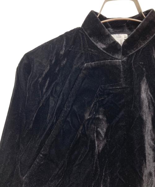COMME des GARCONS COMME des GARCONS（コムデギャルソン コムデギャルソン）COMME des GARCONS COMME des GARCONS (コムデギャルソン コムデギャルソン) ベロアジャケット ブラック サイズ:Sの古着・服飾アイテム