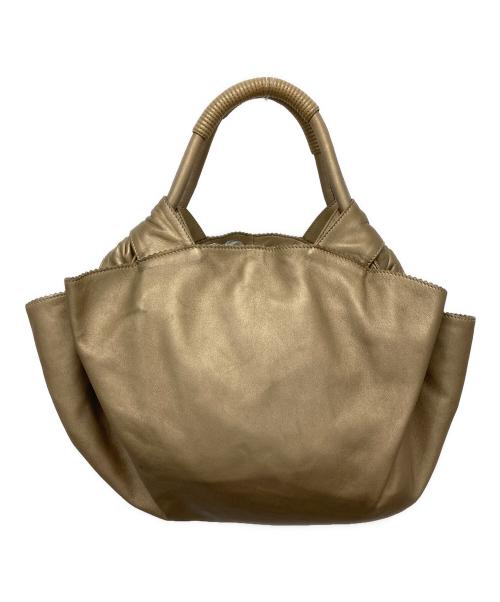 LOEWE（ロエベ）LOEWE (ロエベ) ナッパアイレ/ハンドバッグ ゴールドの古着・服飾アイテム