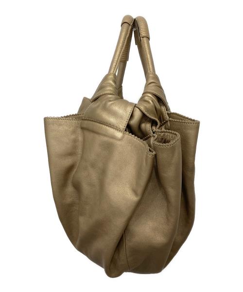 LOEWE（ロエベ）LOEWE (ロエベ) ナッパアイレ/ハンドバッグ ゴールドの古着・服飾アイテム