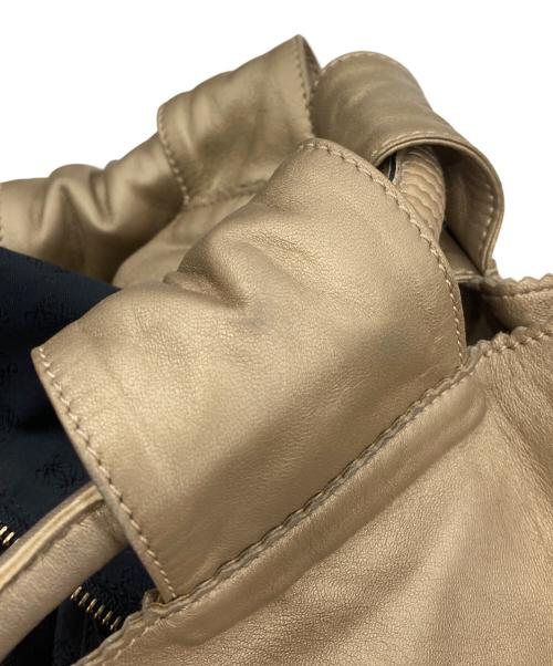 LOEWE（ロエベ）LOEWE (ロエベ) ナッパアイレ/ハンドバッグ ゴールドの古着・服飾アイテム