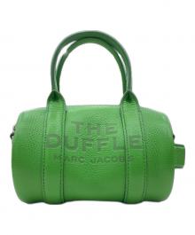 MARC JACOBS（マークジェイコブズ）の古着「THEDUFFLLEレザーダッフルバッグ」｜グリーン