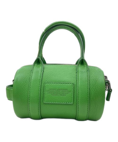 MARC JACOBS（マークジェイコブズ）MARC JACOBS (マークジェイコブズ) THEDUFFLLEレザーダッフルバッグ グリーンの古着・服飾アイテム