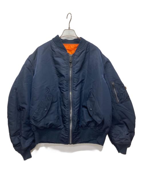 ALPHA（アルファ）ALPHA (アルファ) 90’sMA-1ジャケット ネイビー サイズ:XLの古着・服飾アイテム