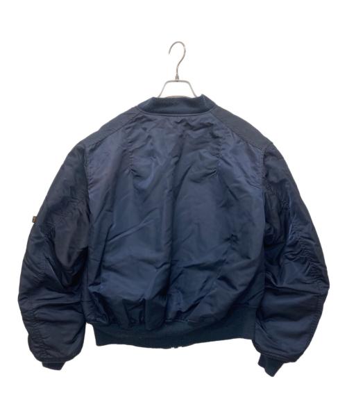 ALPHA（アルファ）ALPHA (アルファ) 90’sMA-1ジャケット ネイビー サイズ:XLの古着・服飾アイテム