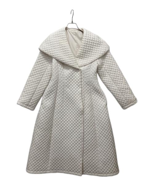 CELFORD（セルフォード）CELFORD (セルフォード) キルティングロングコート ホワイト サイズ:38の古着・服飾アイテム