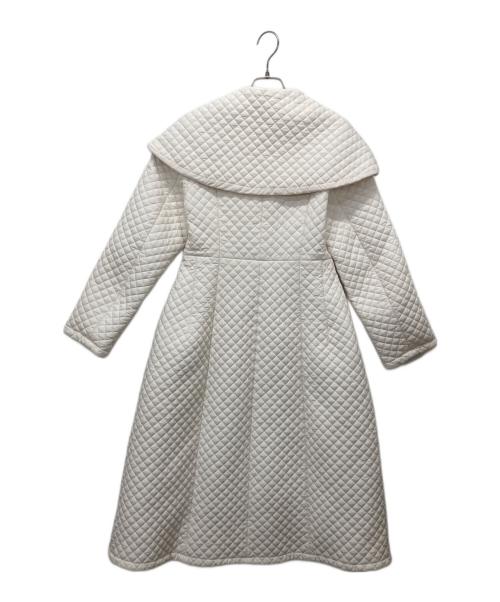 CELFORD（セルフォード）CELFORD (セルフォード) キルティングロングコート ホワイト サイズ:38の古着・服飾アイテム